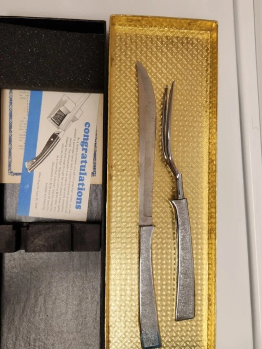 Vintage Carvel Hall Carving Cutlery